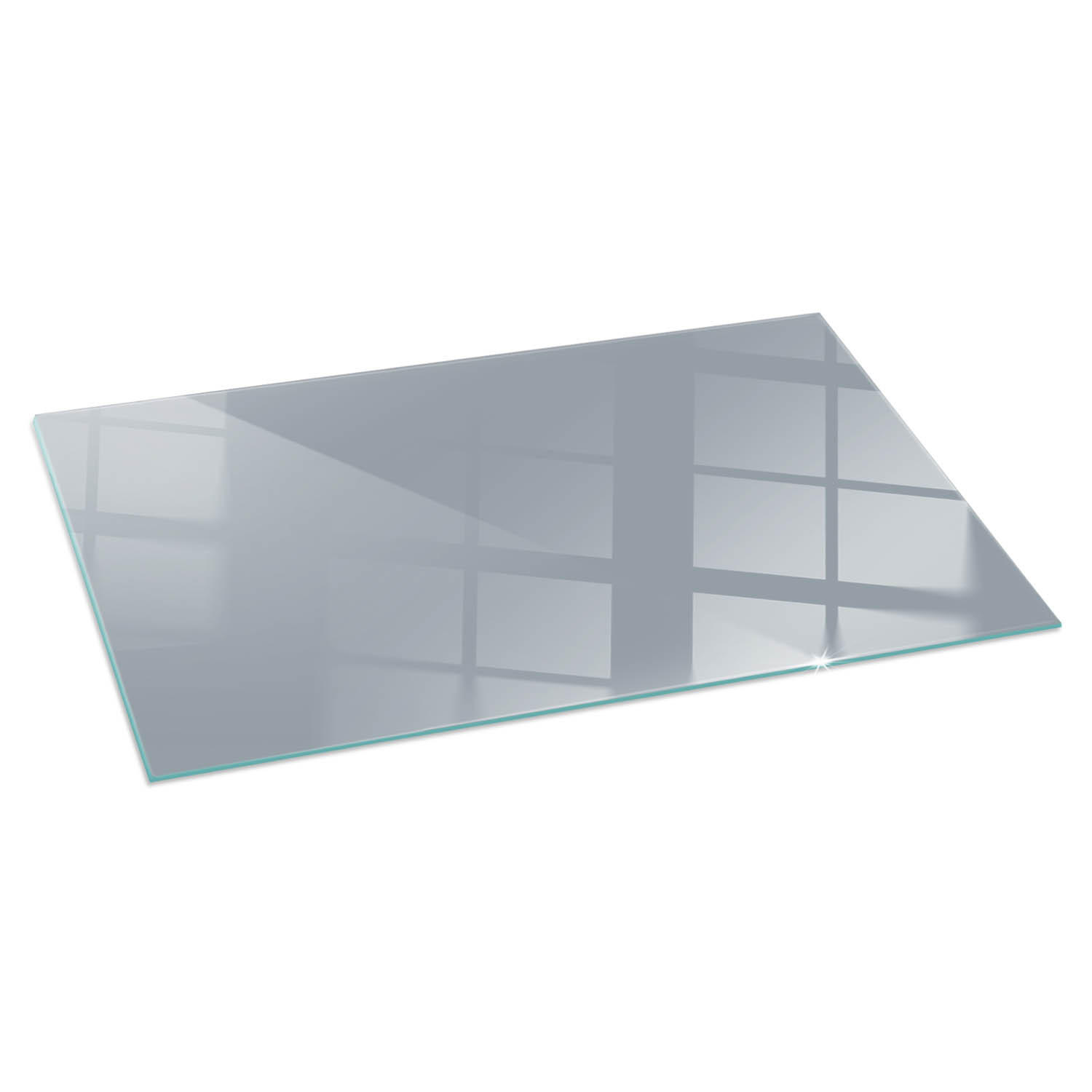 ArtPrintCave Glasplatte Grau 100x50x0.4 cm