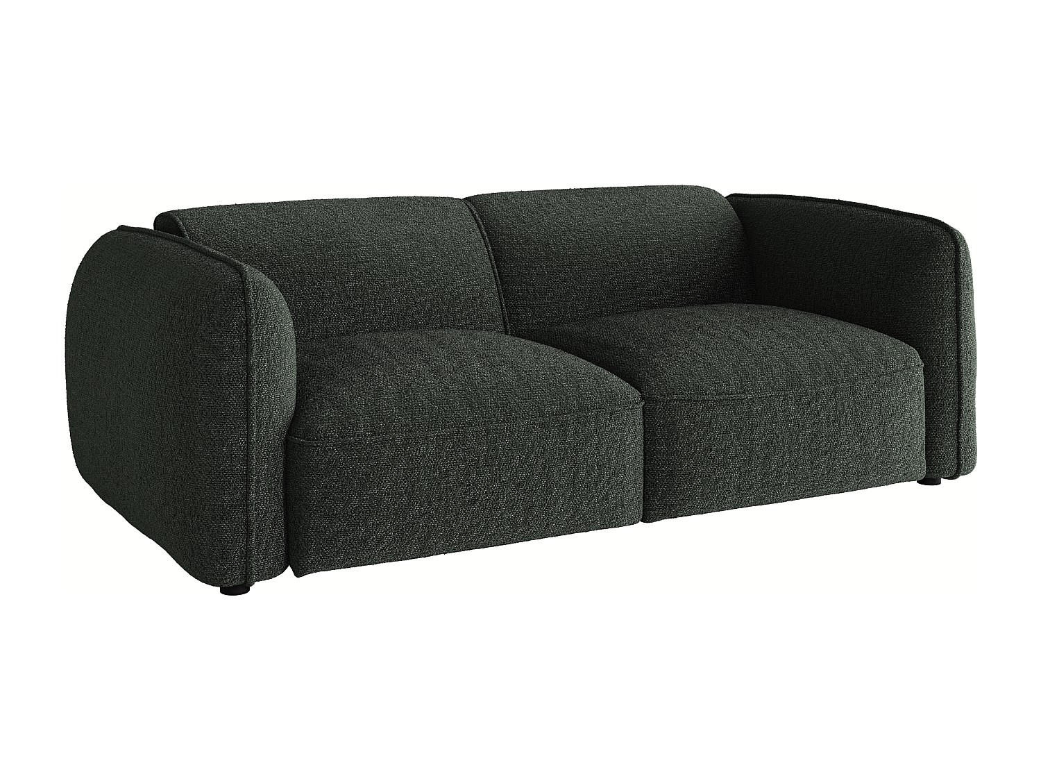 MODULIERBARES Sofa - 2 Personen - stoff - grün Camilio - Grün, Textil (196/74/97cm) - Vente-Unique