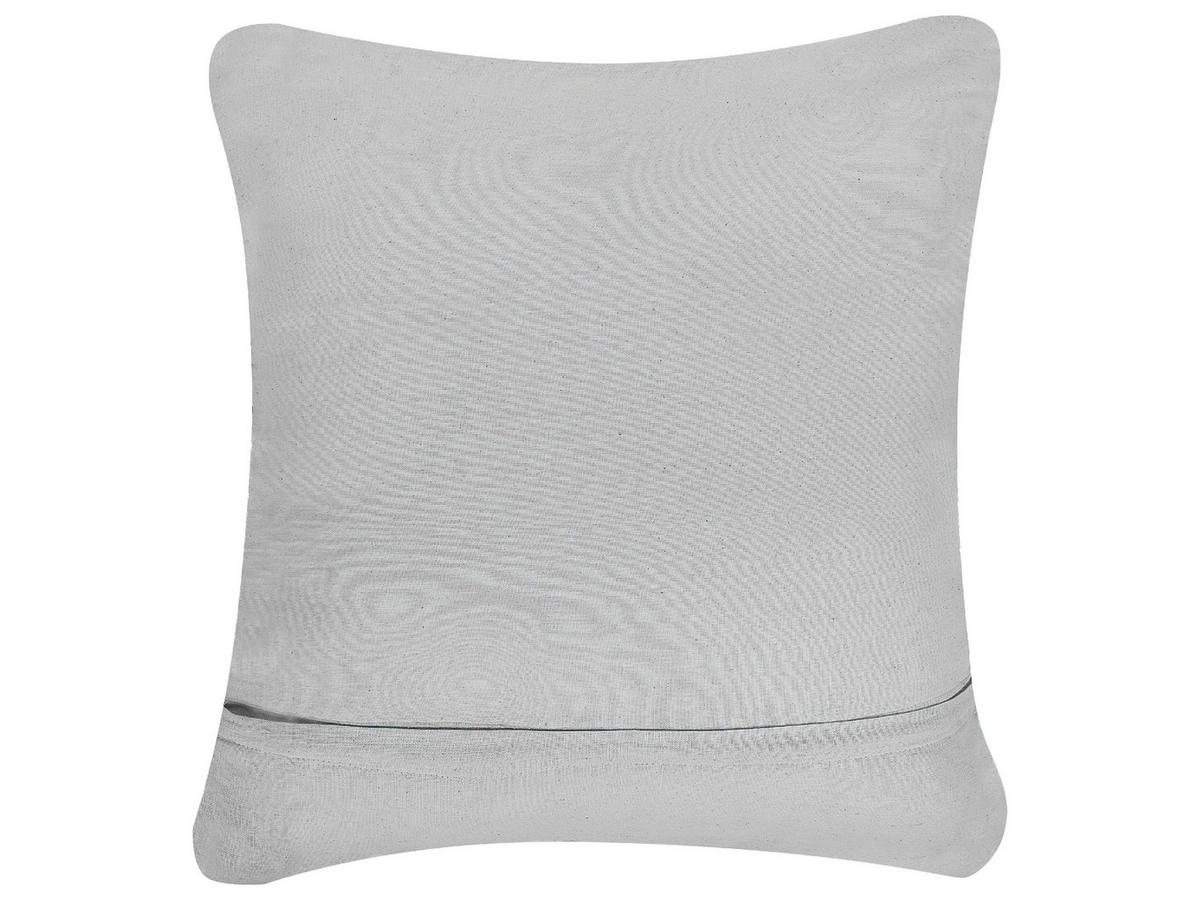 Dekokissen Grau 40/45 cm Kizkalesi - Grau, Naturmaterialen (45/40cm) - Beliani