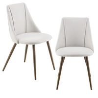 POLSTERSTUHL-SET 2 TLG. Danzig - Beige, Textil (50/83/53cm) - [en.casa]