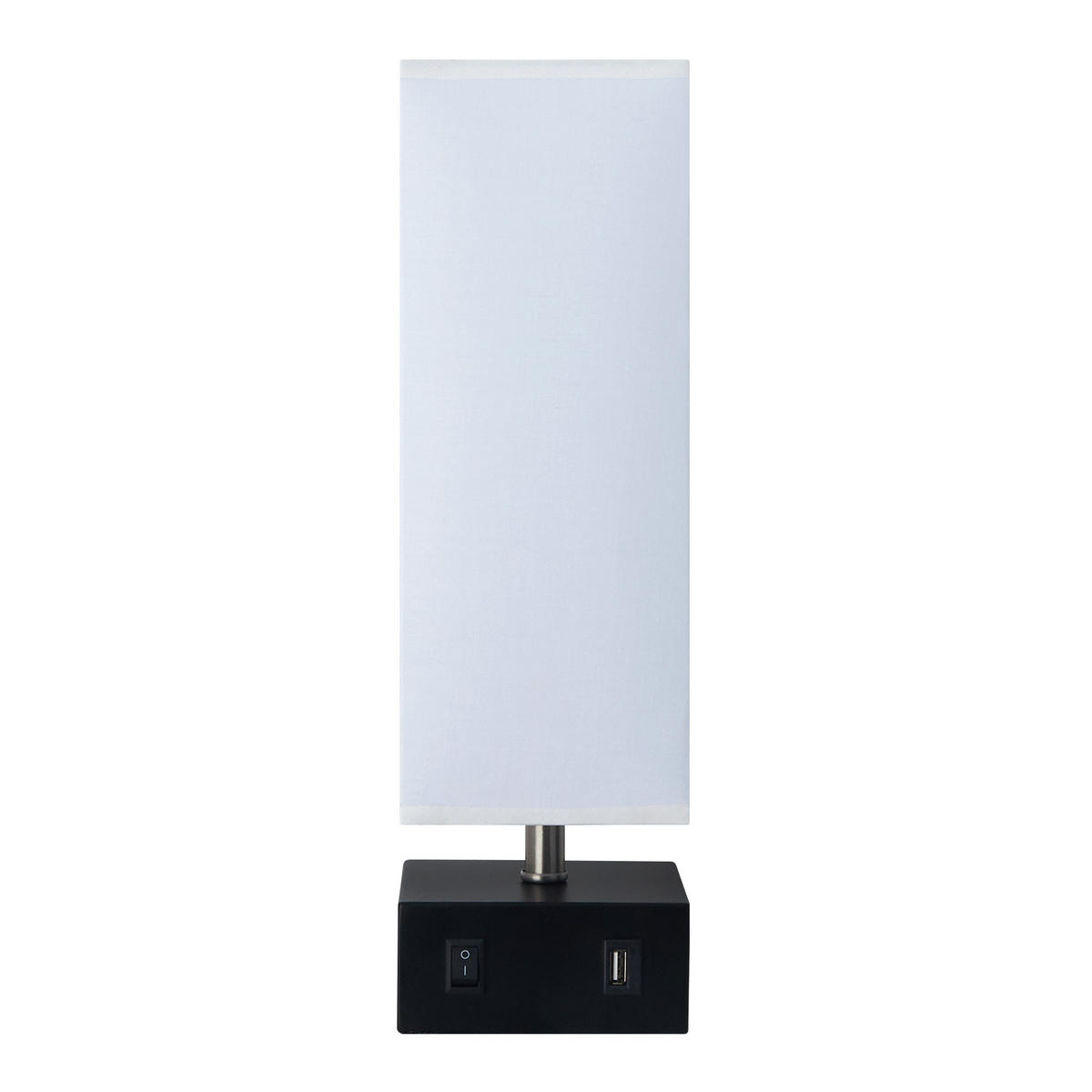 NACHTTISCHLAMPE Weiß - Weiß, Metall (37/11/37cm) - Teamson Home