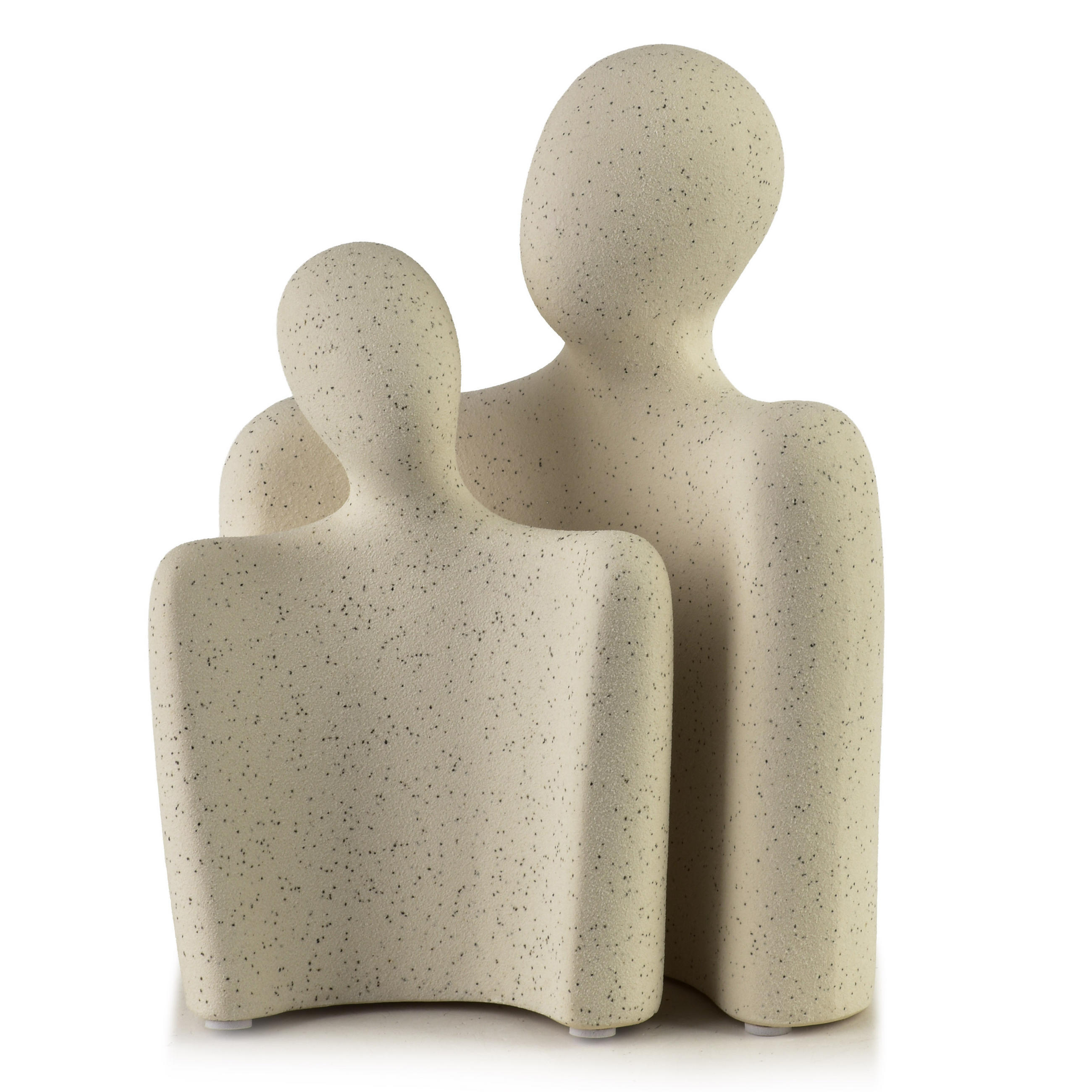 DEKOFIGUR-SET MANON 2-tlg Beige 10x17/16x20cm - Beige, Kunststoff (15/24/12cm) - Mondex
