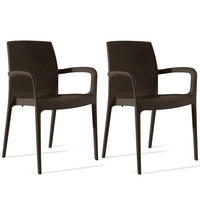 GARTENSTUHL RANTU 2-tlg, Braun - Braun, Kunststoff (60/84/55cm) - KONSIMO®