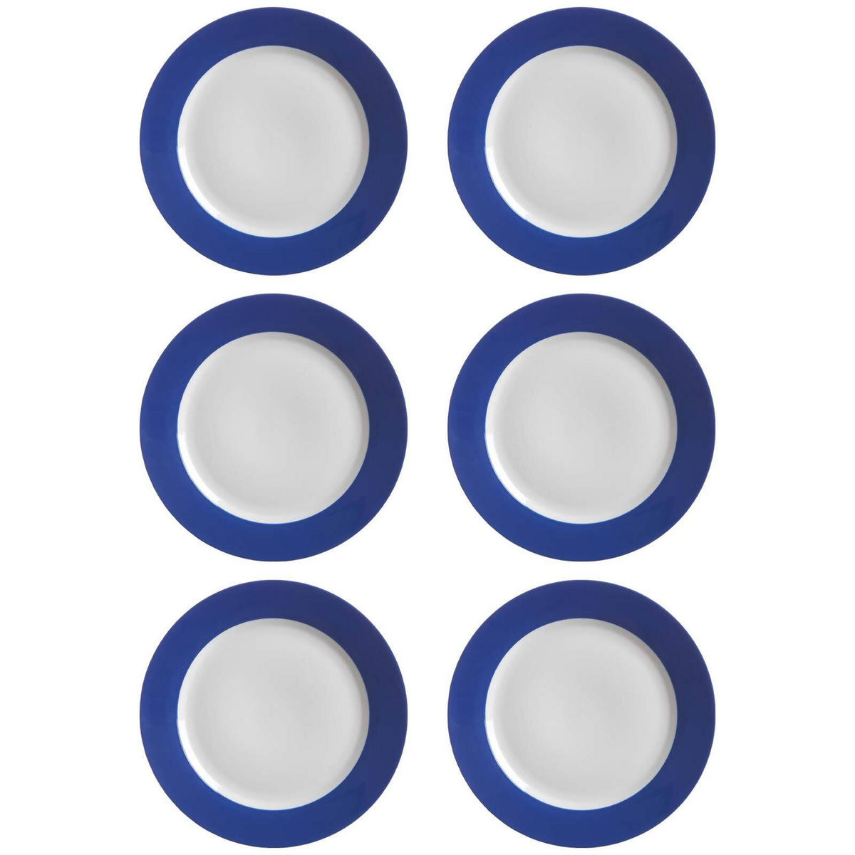 SPEISETELLER Doppio Indigo Blau ø 27 cm 6er Set - Blau, Keramik (27cm) - Ritzenhoff Breker