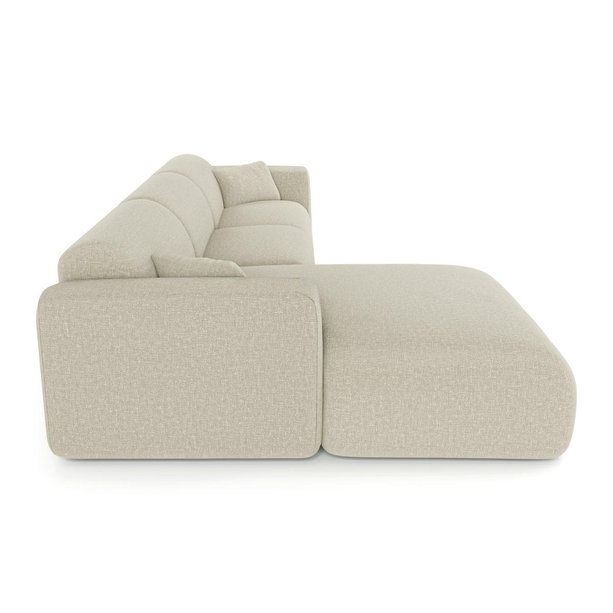 RASTERGEWEBE Beige 280cm - Beige, Textil (165/280cm) - Sia Home
