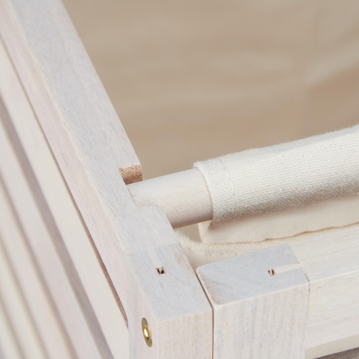 WÄSCHETRUHE - Weiß, Holz/Holzwerkstoff (45/65.5/45cm) - Relaxdays