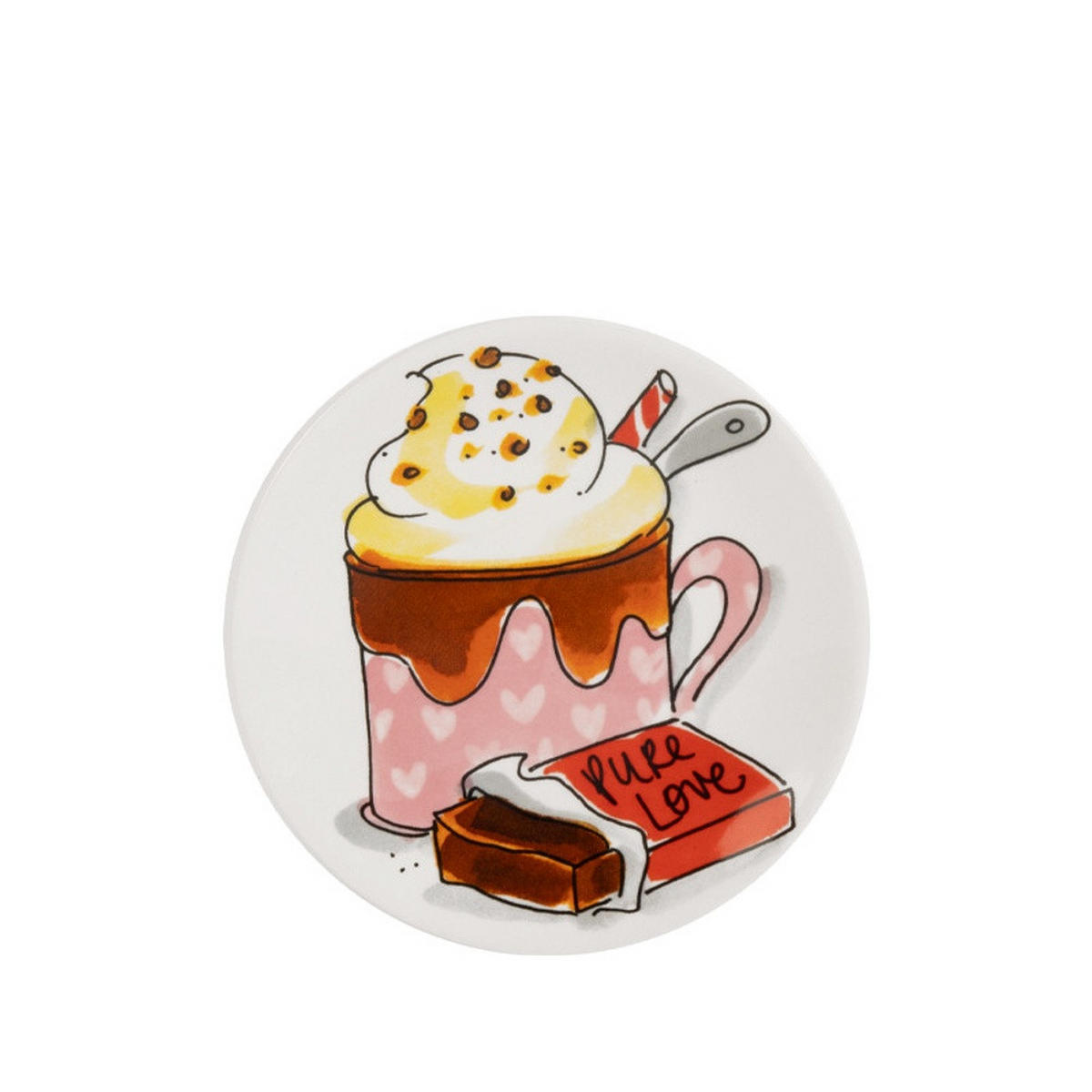 SET 2-tlg. Hot Chocolate Weather in Bunt - 0,5 L - Multicolor, Keramik (0.5L) - Blond Amsterdam
