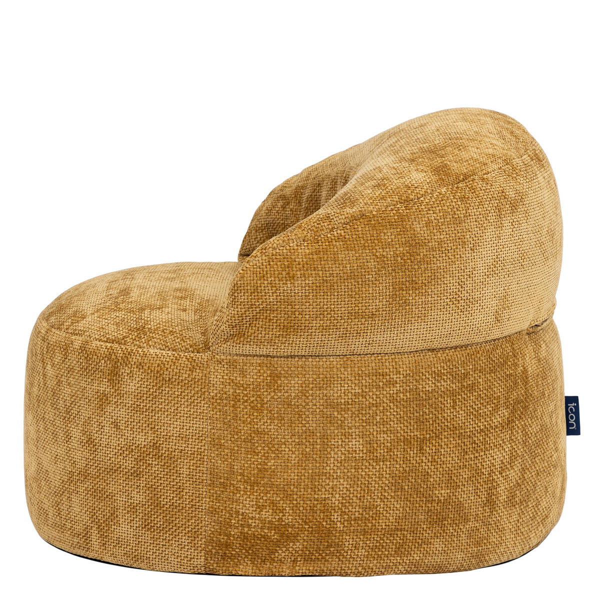 SITZSACK aus Chenille Orb - Gelb, Textil (86/61/86cm) - icon