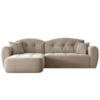ECKSOFA RAVEN mit Schlaffunktion und Bettkasten Grau-Beige - Greige, Holzwerkstoff/Kunststoff (250/160cm) - Idohome