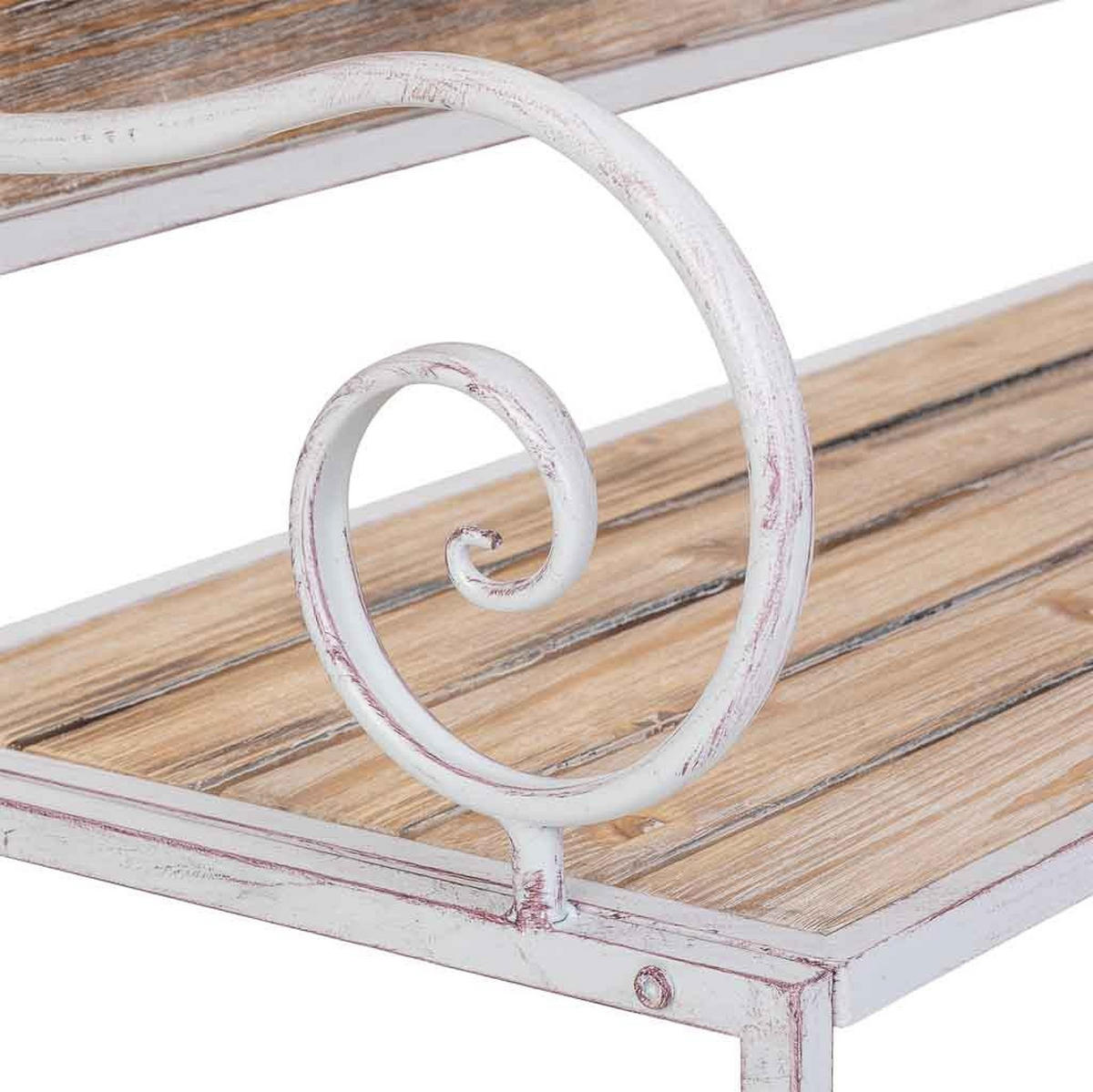 BANK, grau, 114x54x102cm - Grau, Holz (114/102/54cm) - Wanderlust