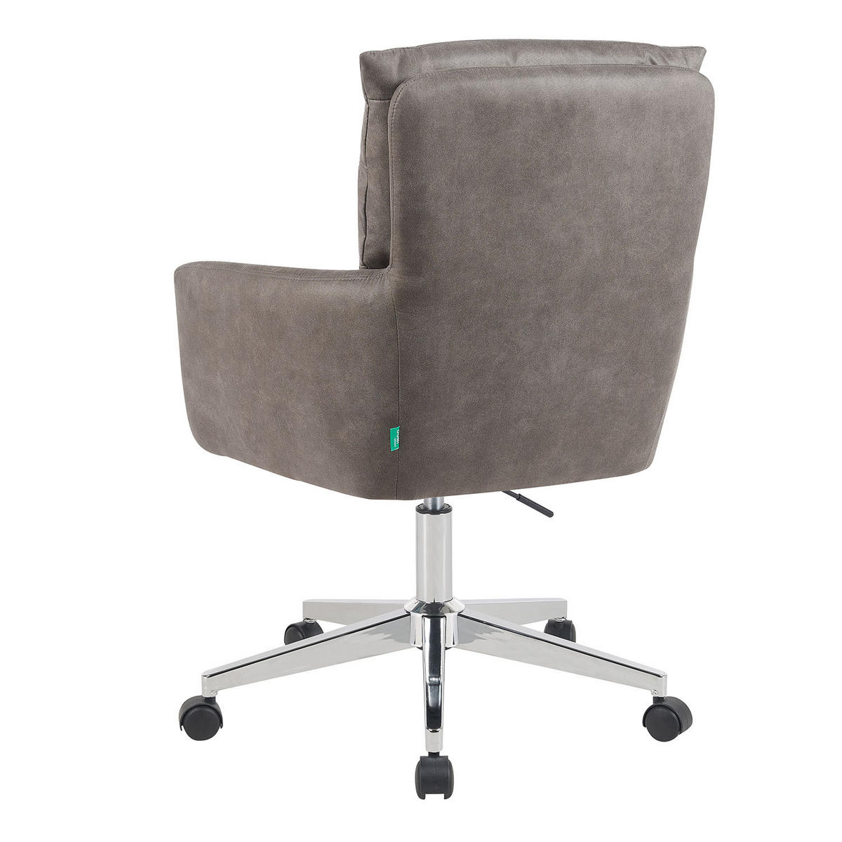 BÜROSTUHL Mika-Svenja - Taupe/Chromfarben, Textil/Metall (59/91/66cm) - DUBI Möbel