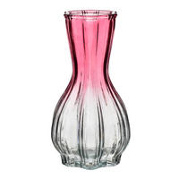 VASE Serenite Transparent Glas - Rosa, Glas (26cm) - Mondex