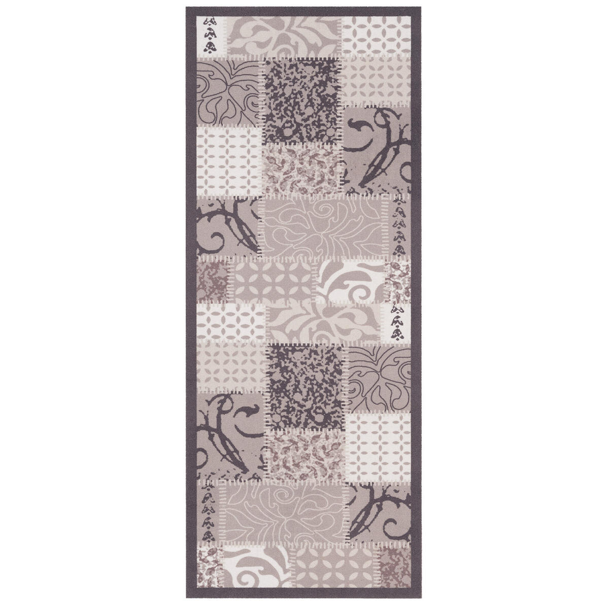 KÜCHENLÄUFER TEPPICH TRENDY VINTAGE BAROCK - Hellbraun, Textil (45/145cm) - Pergamon