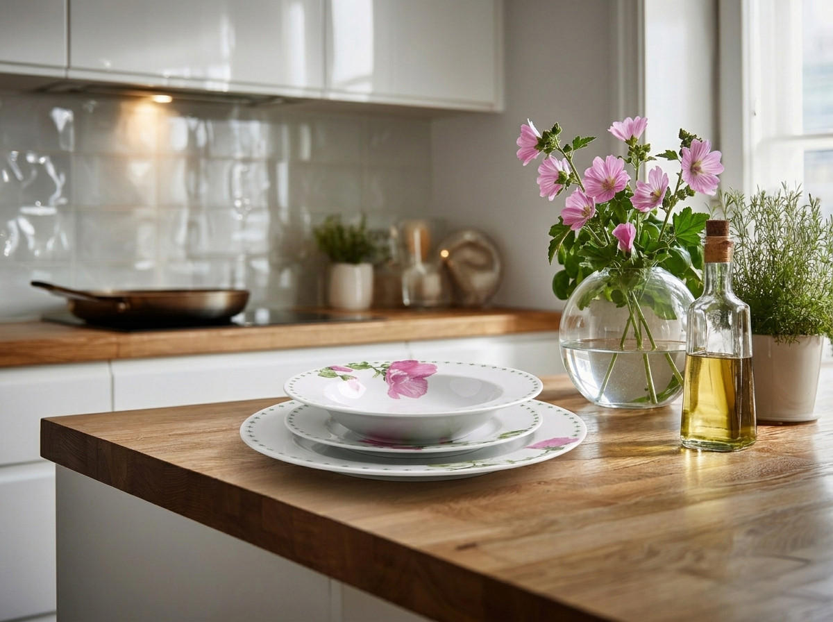 TELLERSET Lea Rosa 27/27/2.5 cm Porzellan - Rosa, Keramik (27/2.5/27cm) - Mondex