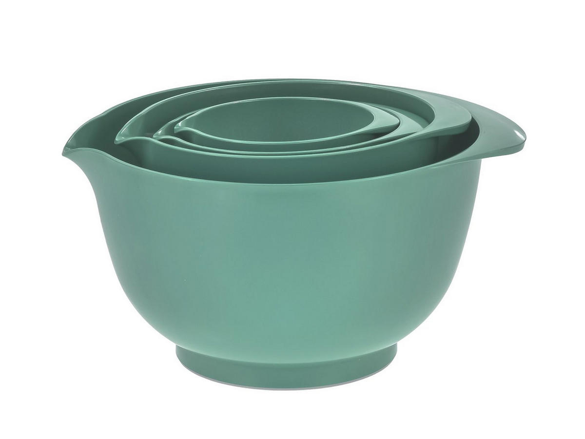 RÜHRSCHÜSSEL-SET Margrethe New türkis grün (4tlg) - Grün, Kunststoff (21/15cm) - Rosti