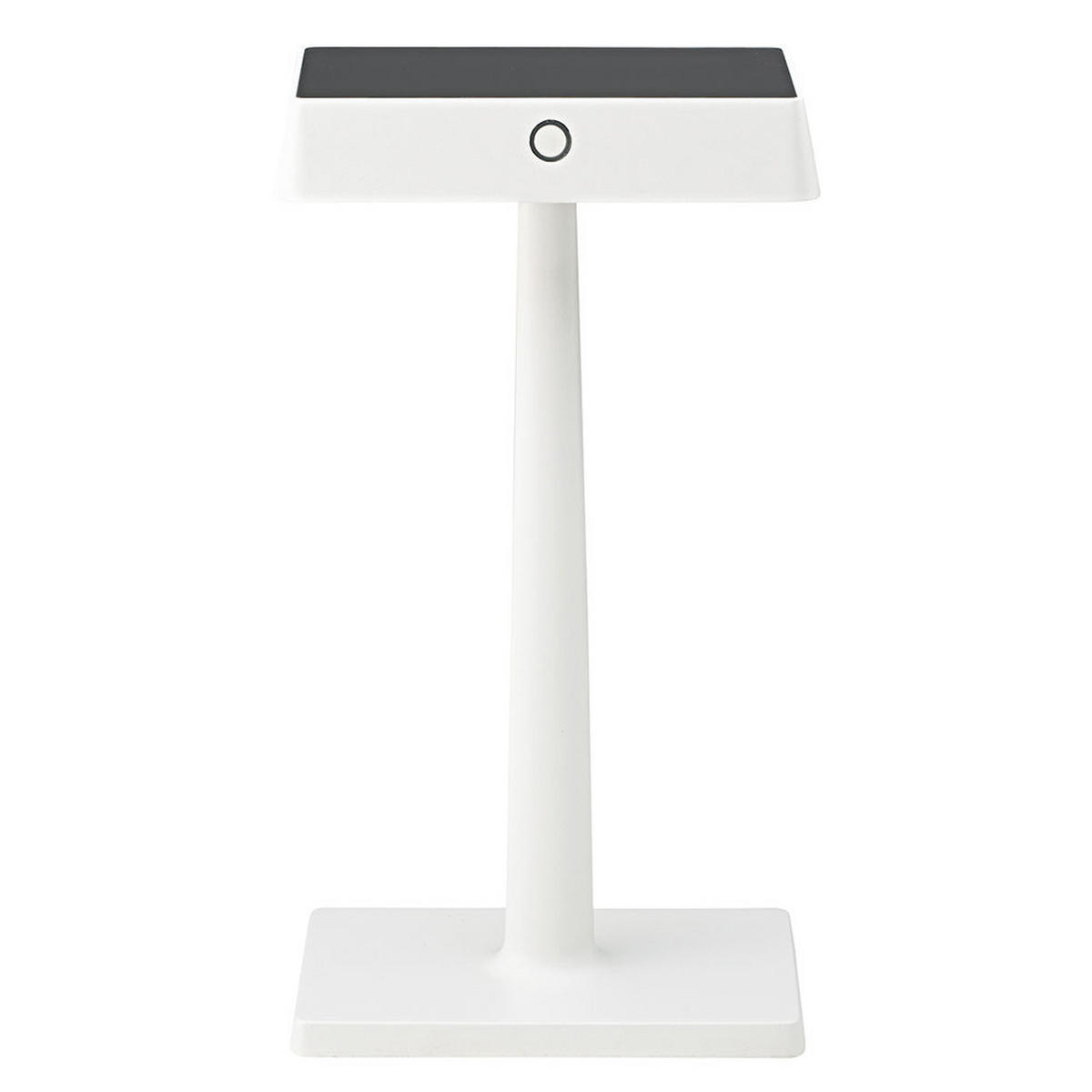 LED TISCHLEUCHTE Aluminium Weiß Kabelloses Laden - Weiß, Metall (11/17.5/33cm)