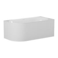 BADEWANNE (Standard) - 1 -Sitzer - Acryl - weiß - BARBORI - Weiß, Kunststoff (170/60/80cm) - Vente-Unique