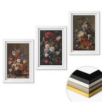 WANDBILDER 3er-Set - 20x30 cm Weißer Rahmen - Blumenarrangements in Vasen - Weiß, Kunststoff (20/30cm) - ArtPrintCave