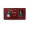 SIDEBOARD Noah Bordeaux Hochglanz - Bordeaux, Holzwerkstoff (139/72/35cm) - Vladon