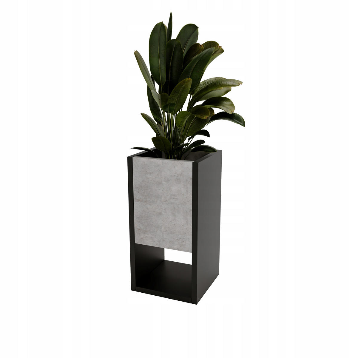 BLUMENKASTEN - Grau, Holzwerkstoff (23/45/23cm) - RAUMHIRSCH FURNITURE