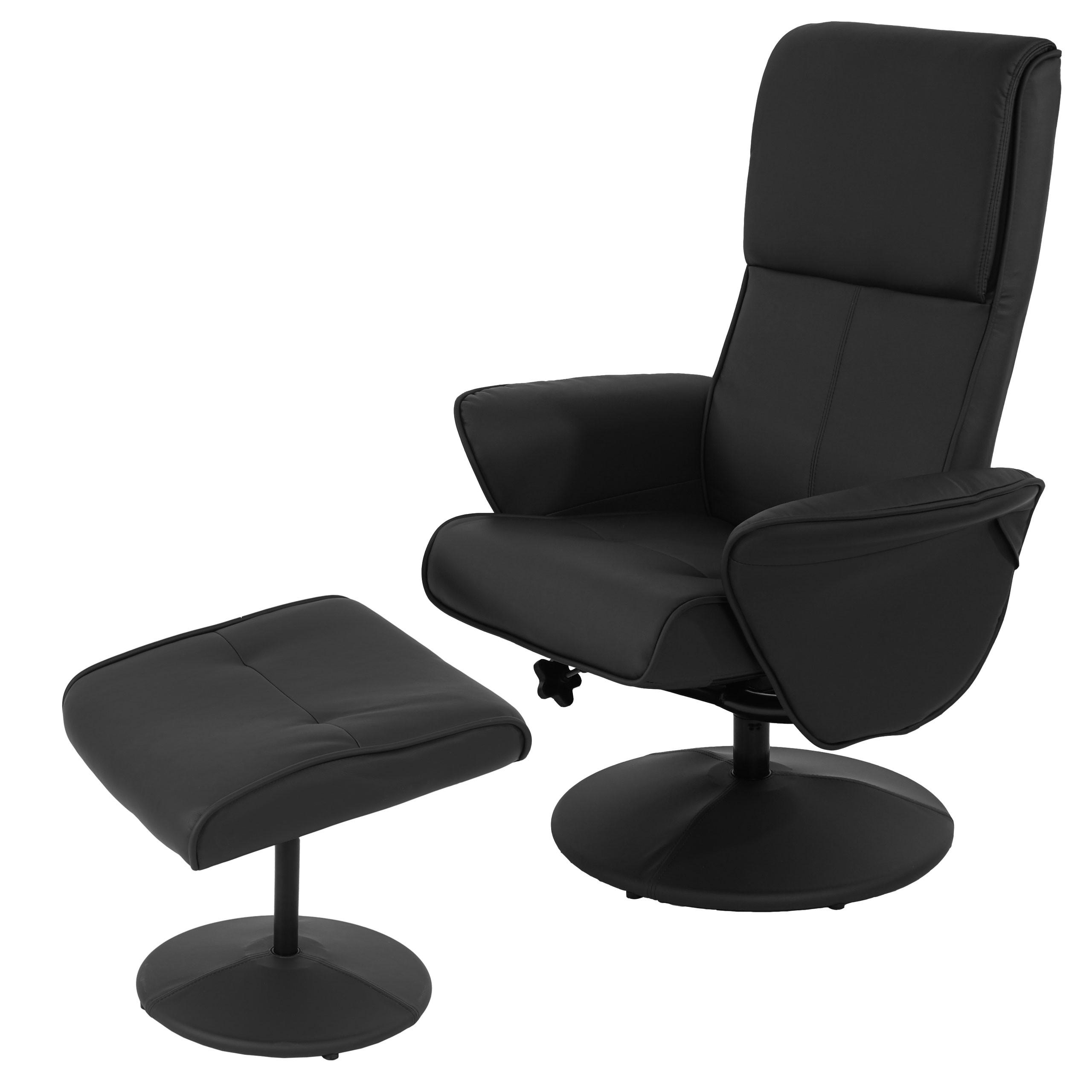 RELAXSESSEL Schwarz - Schwarz, Textil (75/114/125cm) - MCW