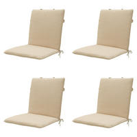GARTENSTUHLKISSEN Canvas 97/49 cm 4er-Set - Beige, Textil (49/6/97cm) - Madison