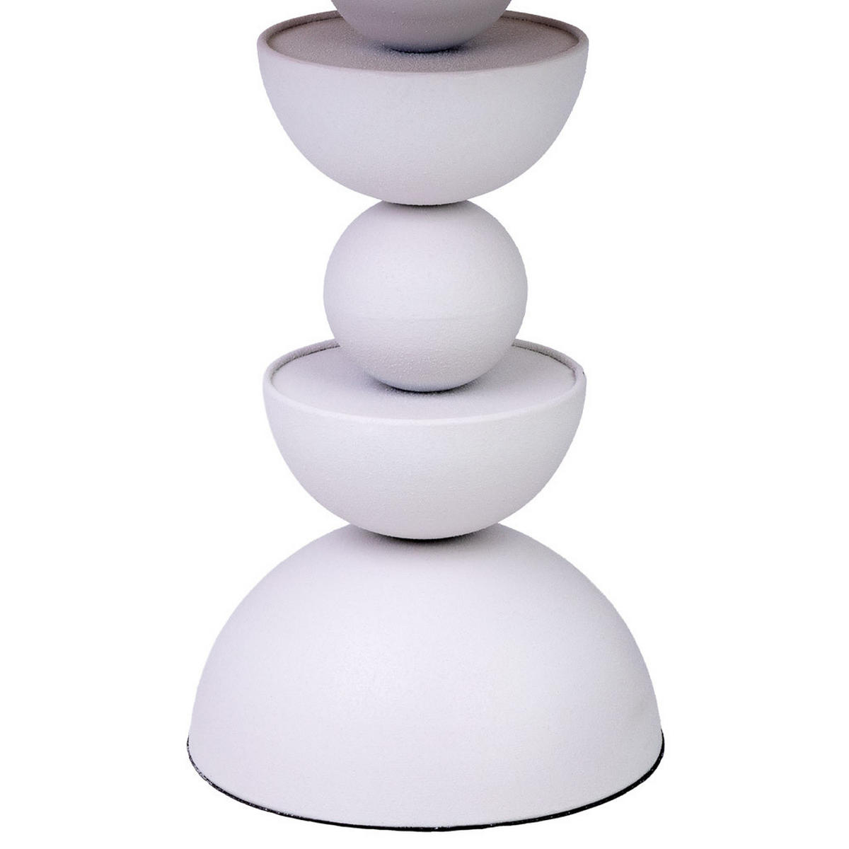 TISCH aus Metall und Holz, weiß, 46x49cm - Weiß, Metall (46/46/49cm) - Wanderlust