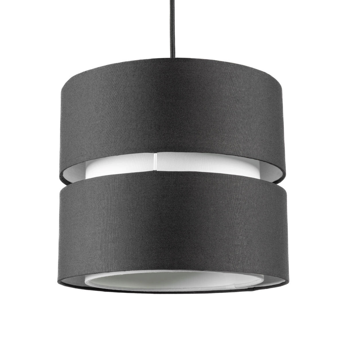 LAMPENSCHIRM Schwarz 26cm - Schwarz, Textil (26/26/22cm) - CGC Europe