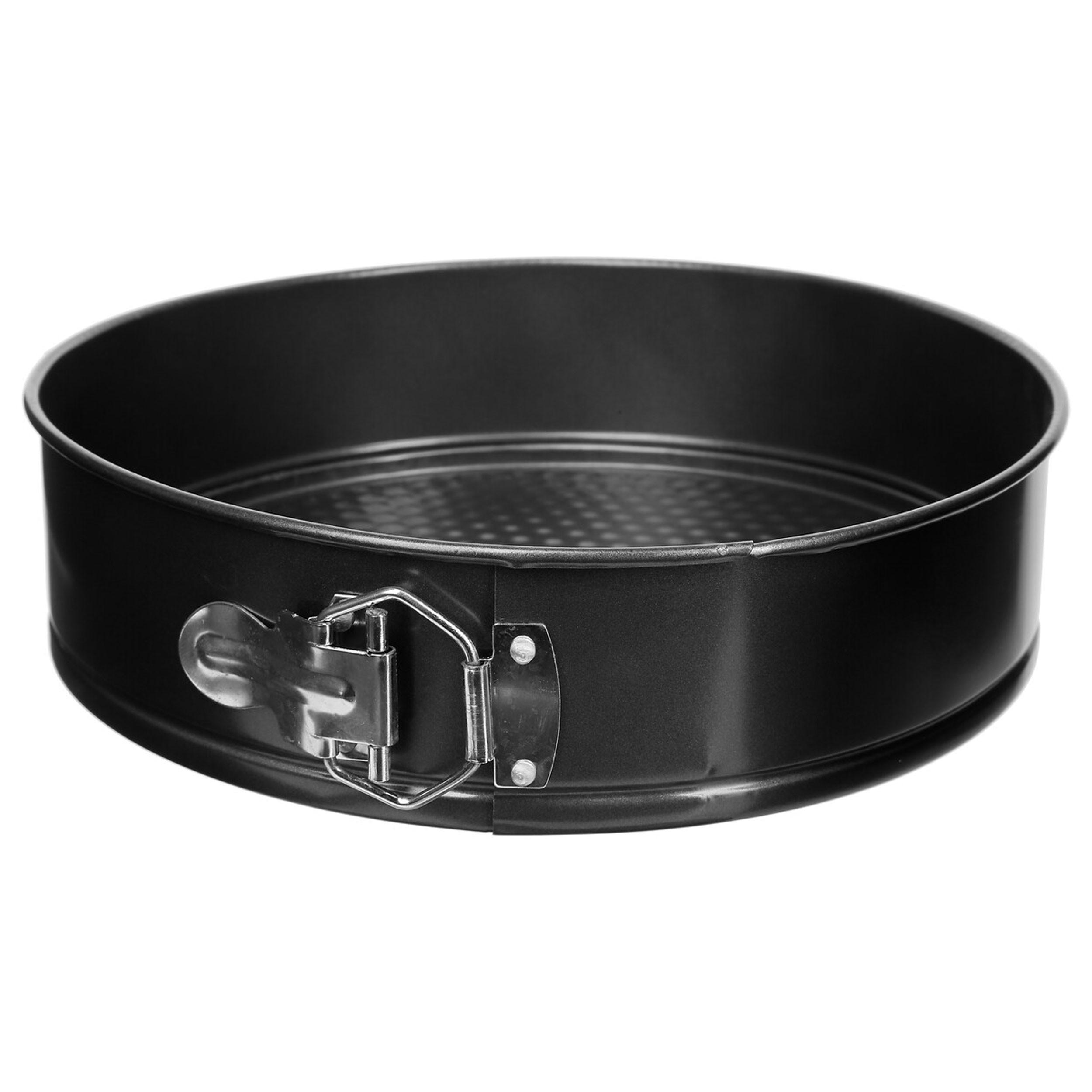 SPRINGFORM mit herausnehmbarer Boden, Metall, Schwarz, 26 cm - Schwarz, Metall (26/6.8/26cm) - 5five Simply Smart