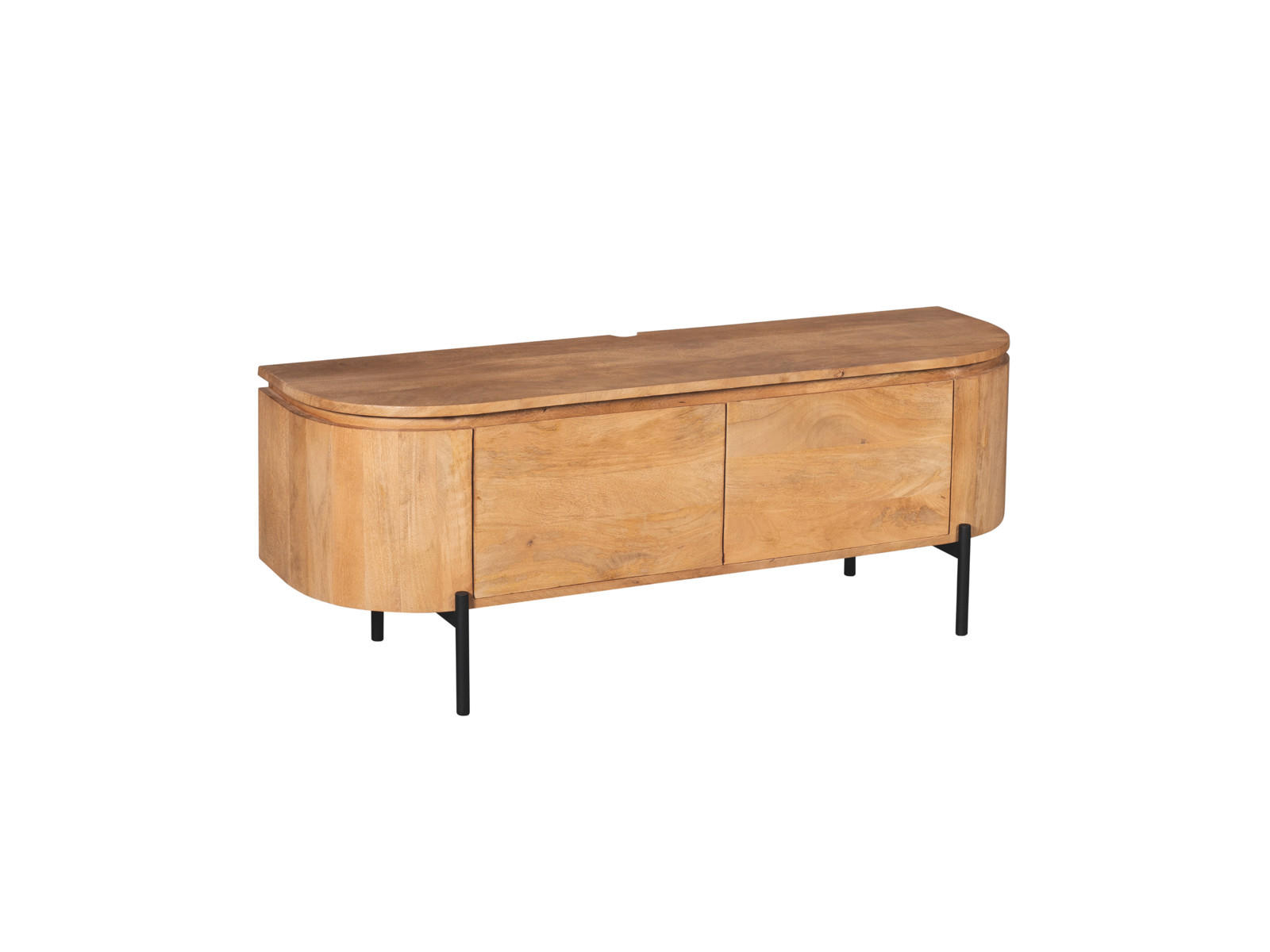 LOWBOARD Magnificent Mangoholz 120 cm / 35 cm Natur - Naturfarben, Holz (120/30/35cm) - Villa Möbel