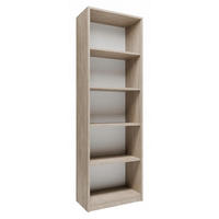 BÜCHERREGAL R3 Sonoma Eiche 58/30/176 cm - Sonoma Eiche, Holzwerkstoff (58/176/30cm) - Matkam Möbel