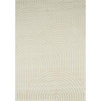 TEPPICH mit geometrischem Muster Bianca Creme 120x160 cm - Creme, Textil (120/160cm) - Nazar Rugs