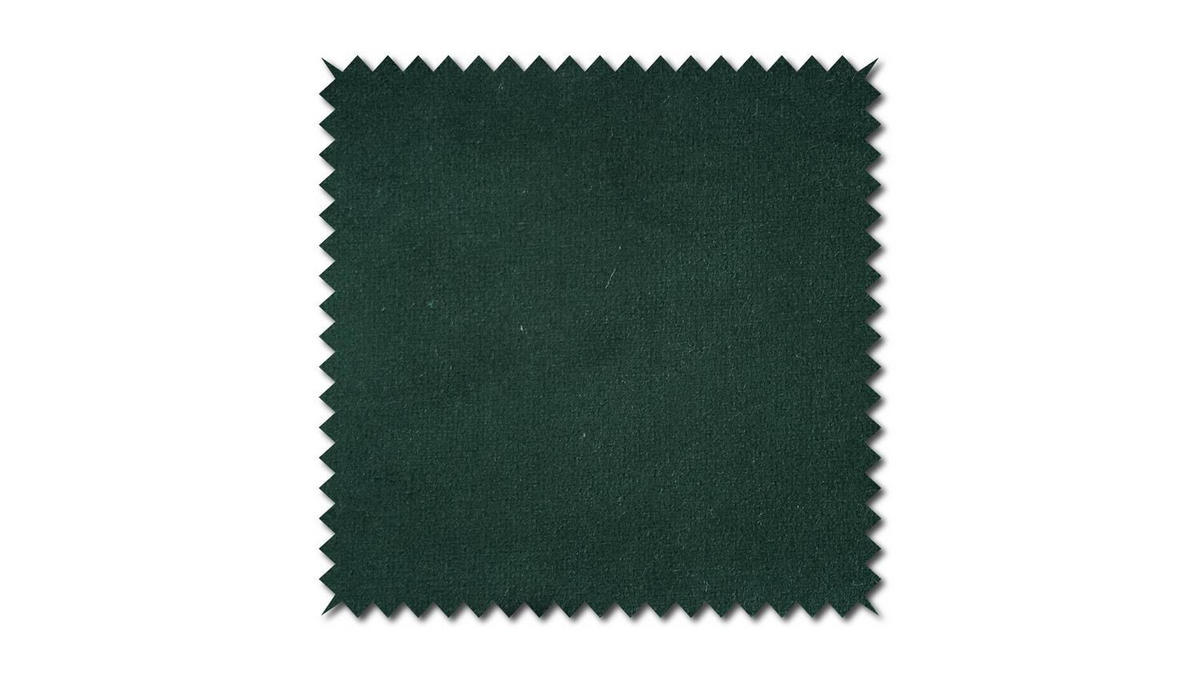 SESSEL MIT HOCKER LOTTE Smaragdgrün Velvet - Smaragdgrün/Schwarz, Textil (79/117/82cm) - KAWOLA