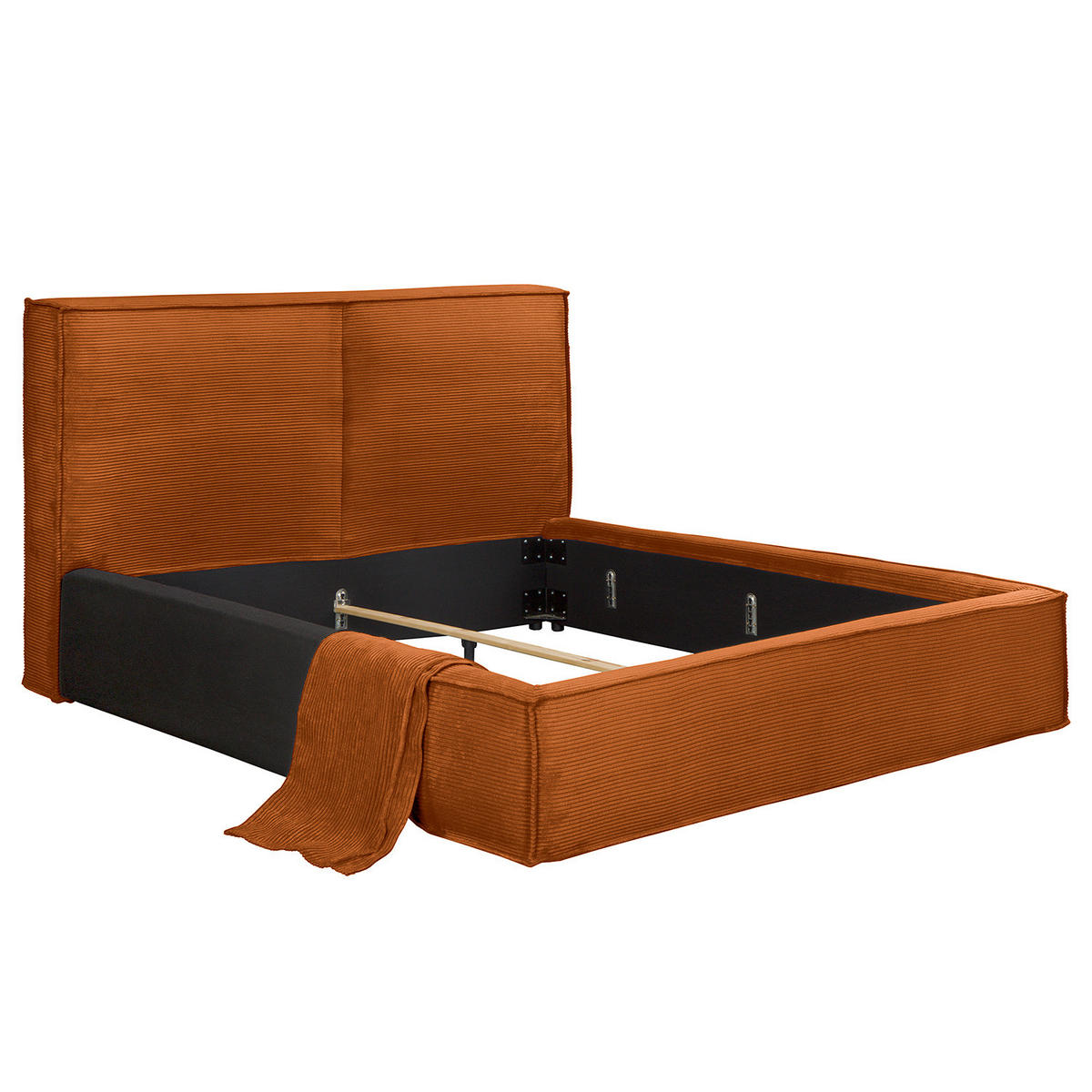 WECHSELBEZUG für Polsterbett - Orange, Textil (220/200cm) - home24