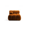 CHAISELONGUE links Bellis aus Boucle ziegelrot - Orange, Textil (94/70/155cm) - Micadoni