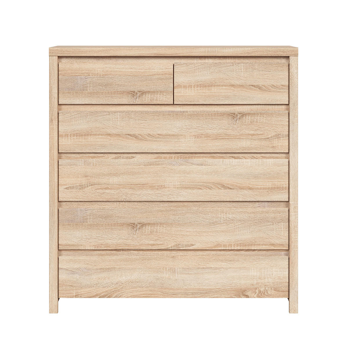 KOMODA Soren Dřevo - hnědá, kompozitní dřevo (104.5/112/40.5cm) - Petits-meubles