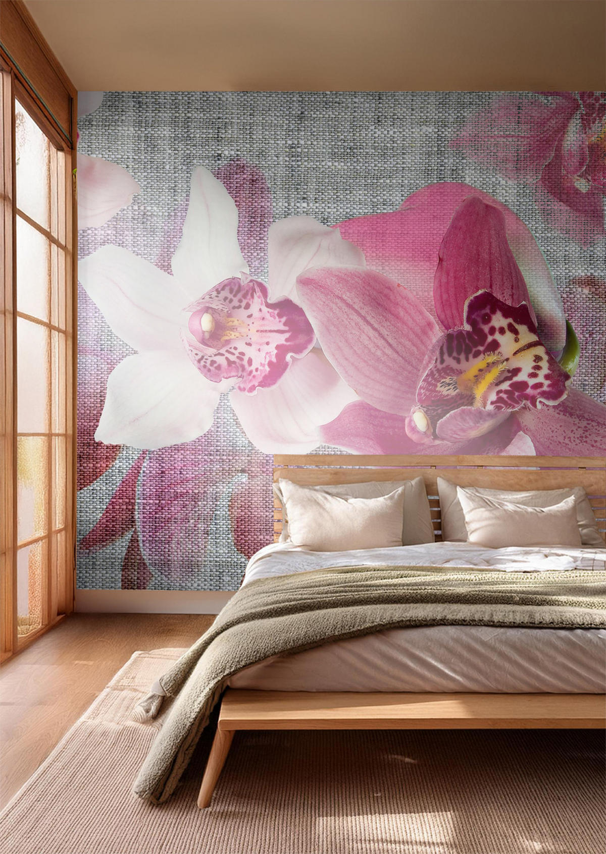 FOTOTAPETE Blumen 375 x 270 cm - Pink, Papier (375/270cm) - Sanders & Sanders