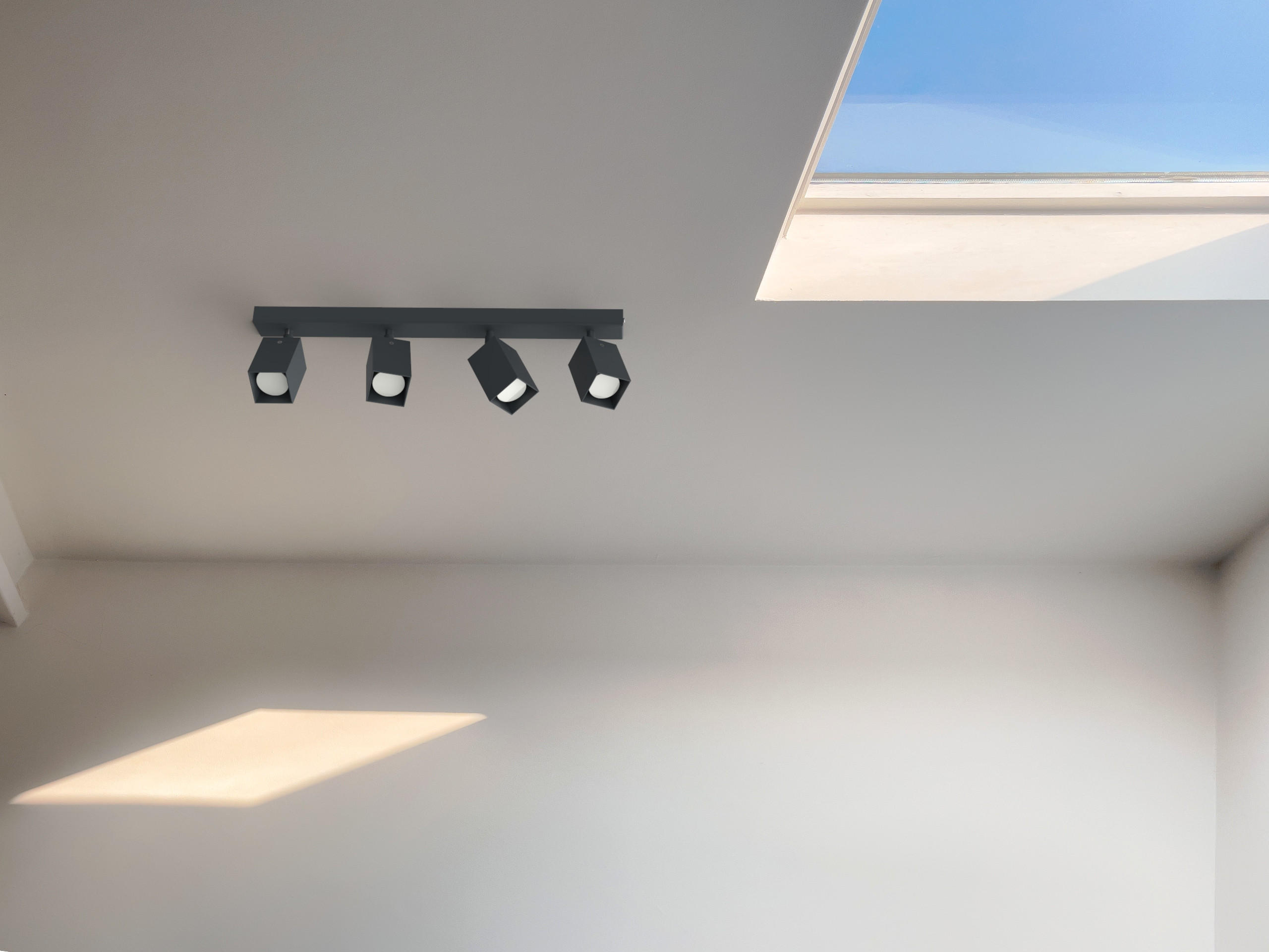 DECKENLEUCHTE - Anthrazit, Metall (6/60/18cm) - Lumicom