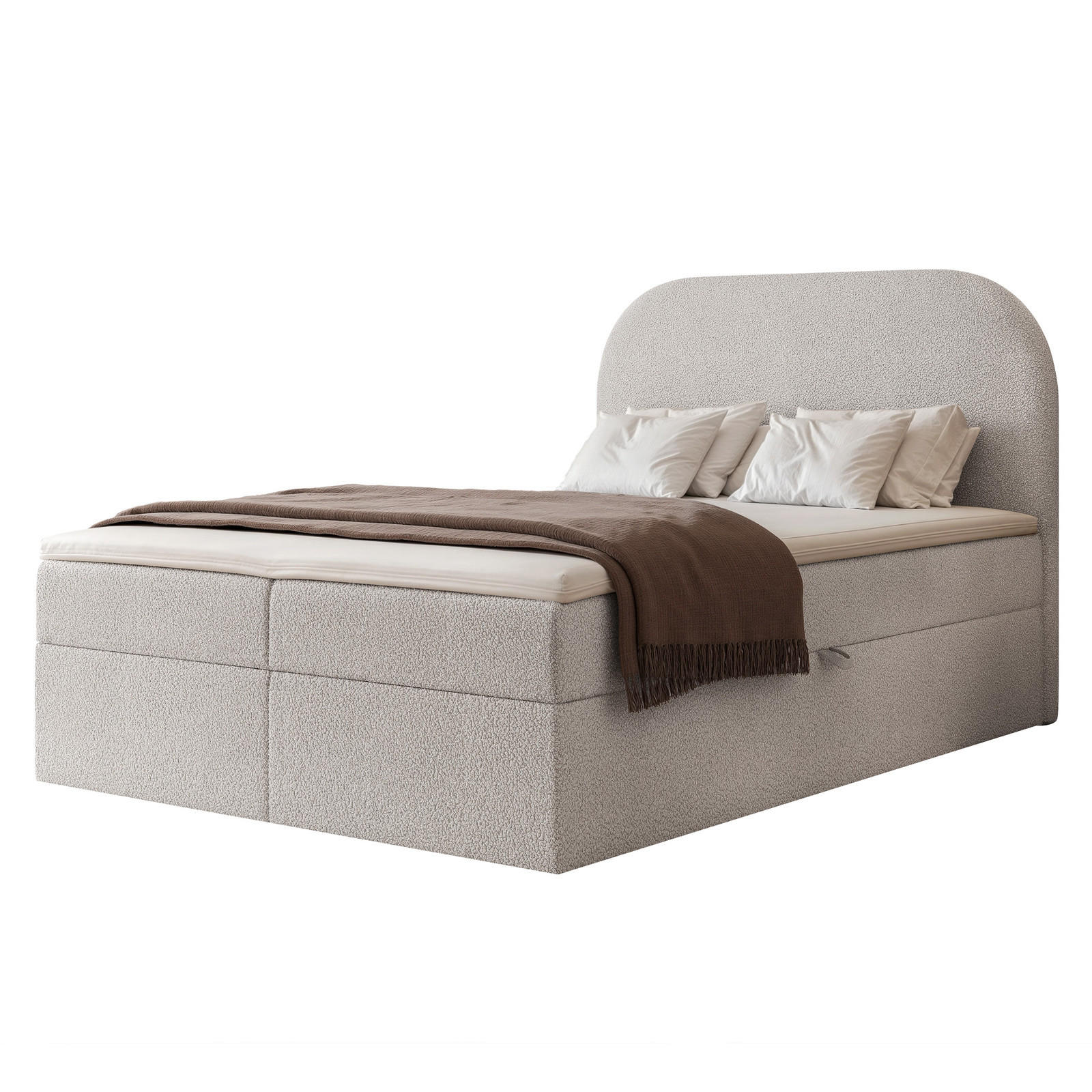Ravio Boxbett Grau 120x200 cm