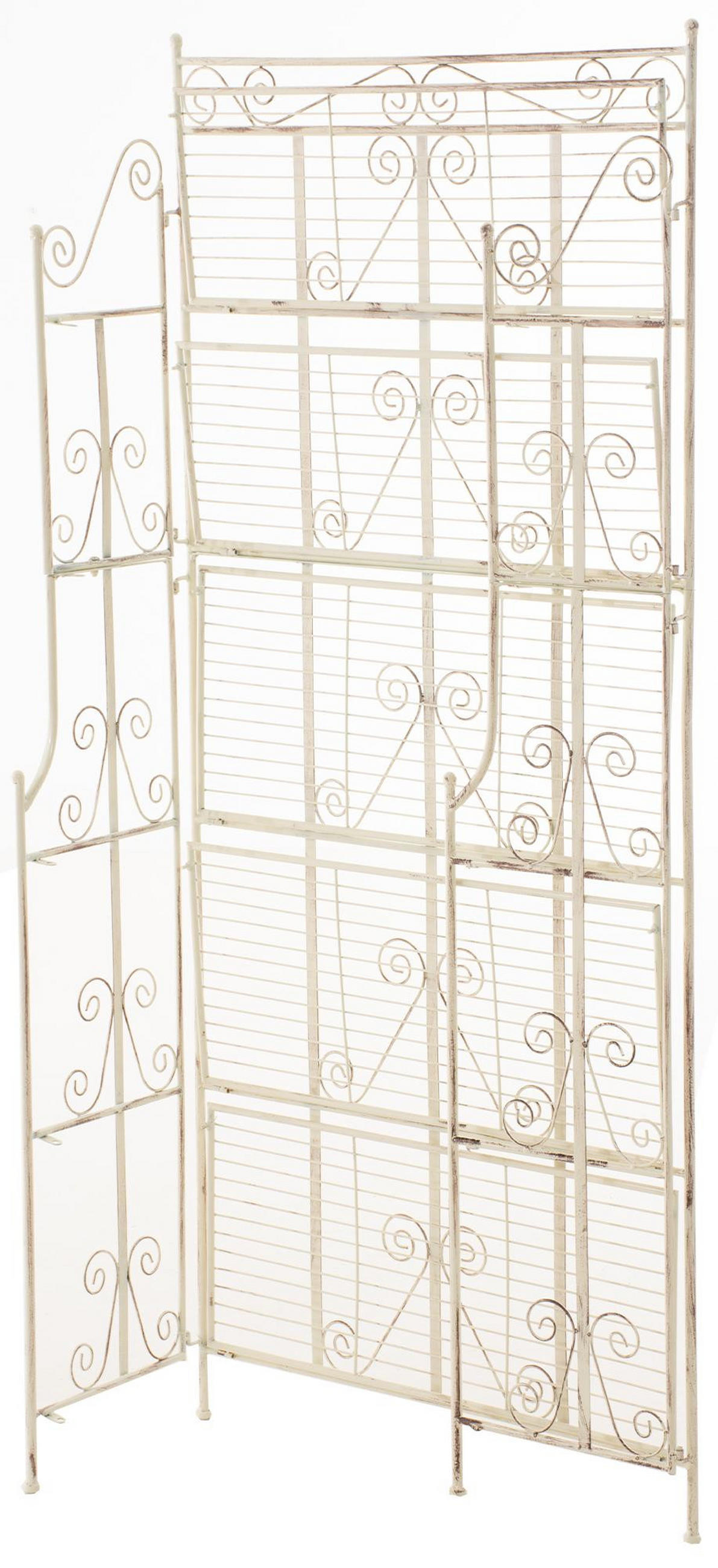 STANDREGAL Metall Antik-Creme - Creme, Metall (74.5/173/34.5cm) - CLP