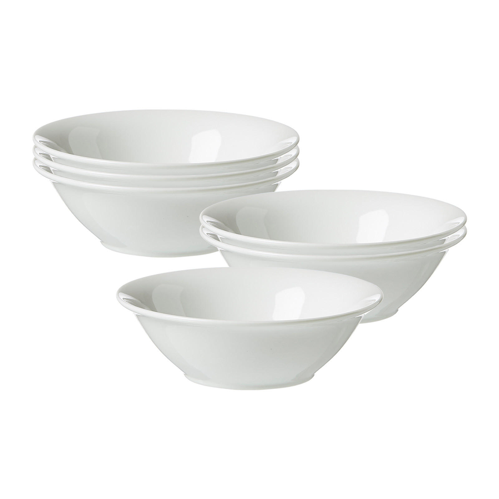 BEILAGENSCHALEN Bianco weiß ø 14 cm 6er Set - Weiß, Keramik (14cm) - Ritzenhoff Breker