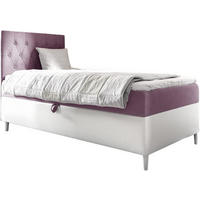 KINDERBETT FLIPPO 1 - Lila/Weiß, Holzwerkstoff (92/208cm) - Meblini