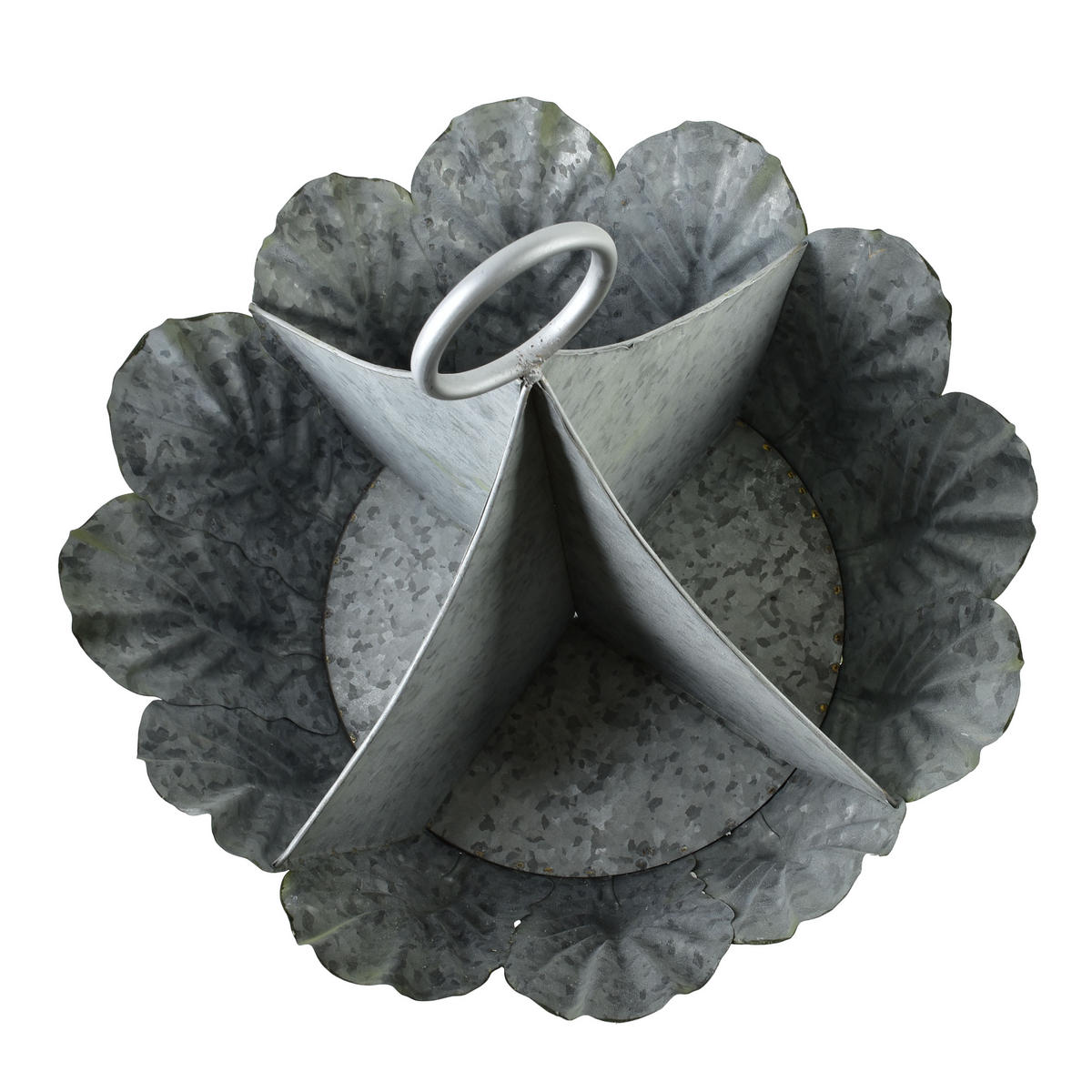 BLUMENTOPF Marina Grün 87/48/45 cm Metall - Grün, Metall (45cm) - Mondex