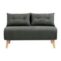 SCHLAFSOFA - 2 Personen - stoff - grün Valerio - Grün, Holz/Textil (120/74/74cm) - Vente-Unique