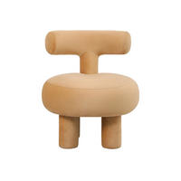 SESSEL Abrazo 58/58/67 cm - Braun, Textil (58/67/58cm) - Leitmotiv