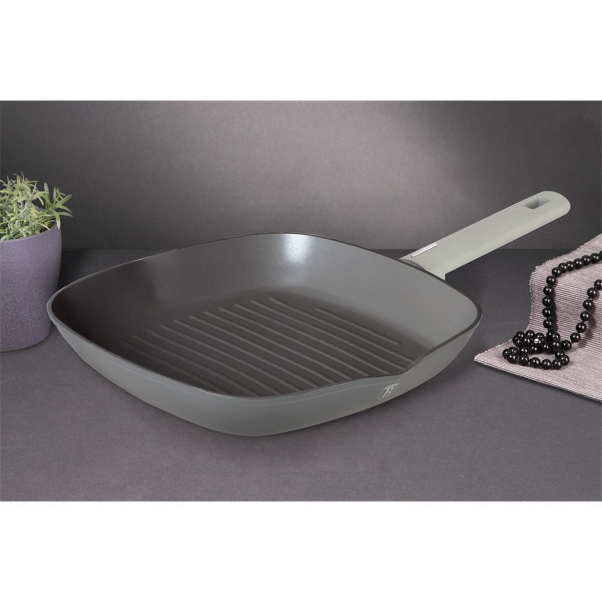TITAN-GRILLPFANNE Aspen 35548 - Grau, Kunststoff (28/28/4.1cm) - Berlinger Haus
