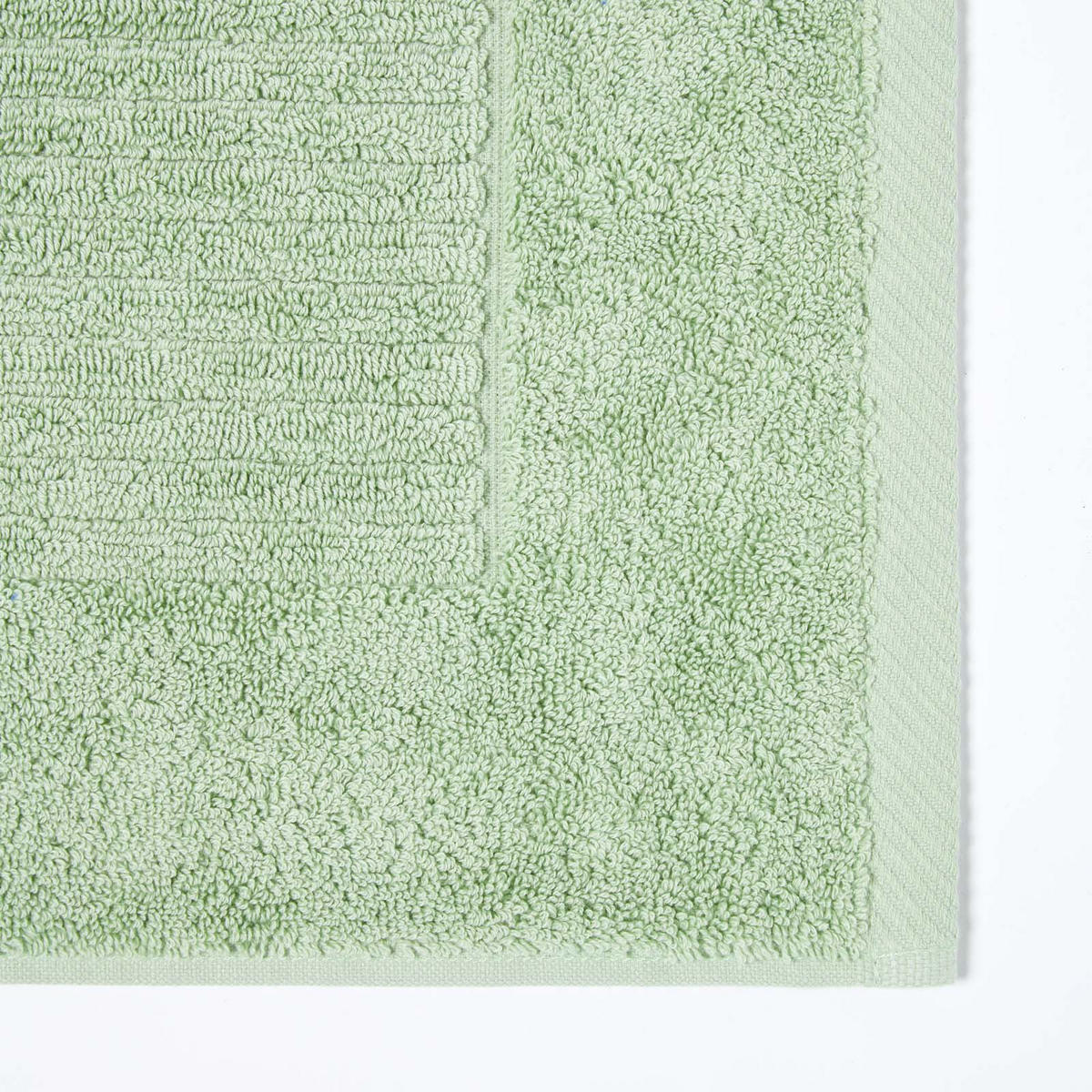 BADEMATTE Imperial 50/80 cm, Baumwolle - Salbeigrün, Textil (50/80cm) - Homescapes