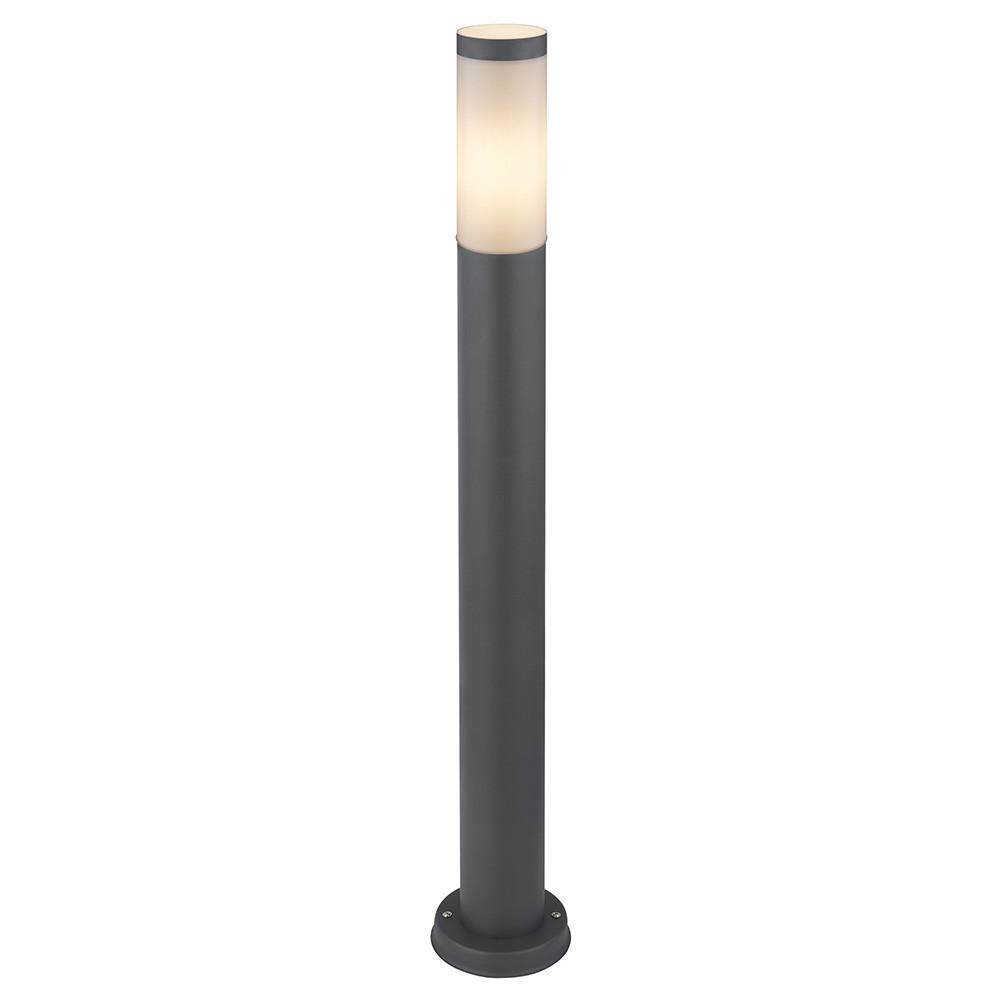 LED WEGELEUCHTE Edelstahl Anthrazit - Anthrazit, Metall (7.6/11/80cm)