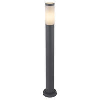 LED WEGELEUCHTE Edelstahl Anthrazit - Anthrazit, Metall (7.6/11/80cm)