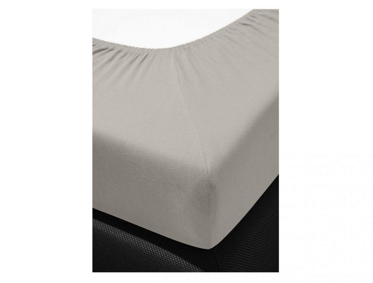 SPANNBETTTUCH VESUV 0012 - Braun, Textil (190/200cm) - Irisette